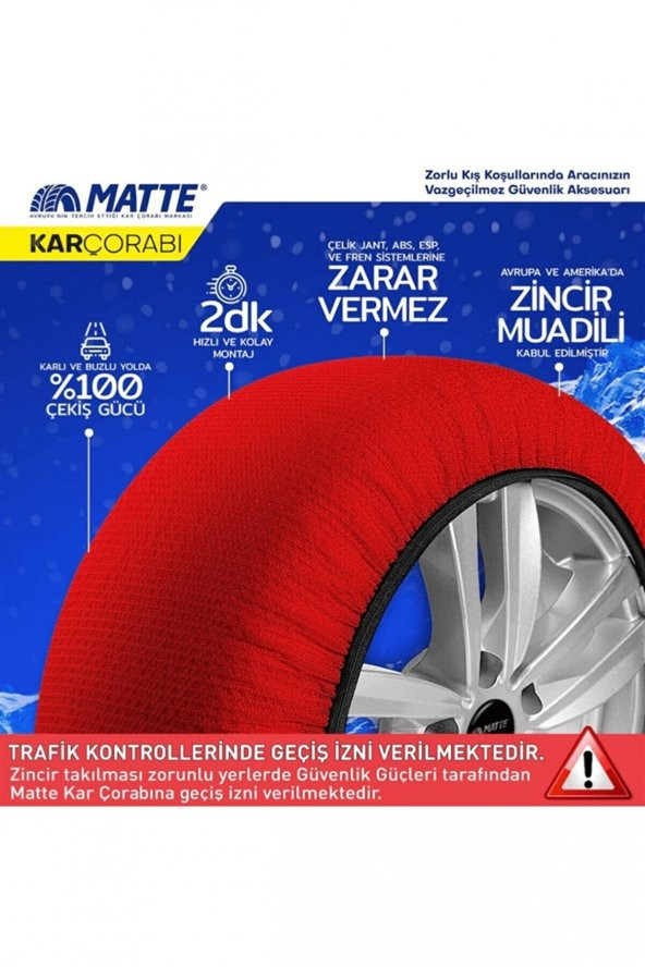 Matte Kar Çorabı - Active Series - 3