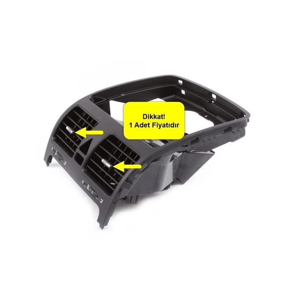 VW Jetta 5 2006-2011 Orta Havalandırma Izgarası Yön Tuşu 1K0819728J - 2