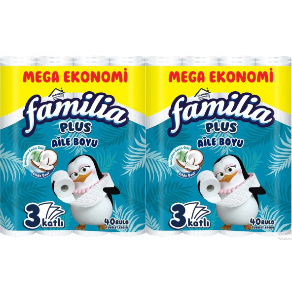 Familia Plus Coconut Özlü 80'li Tuvalet Kağıdı