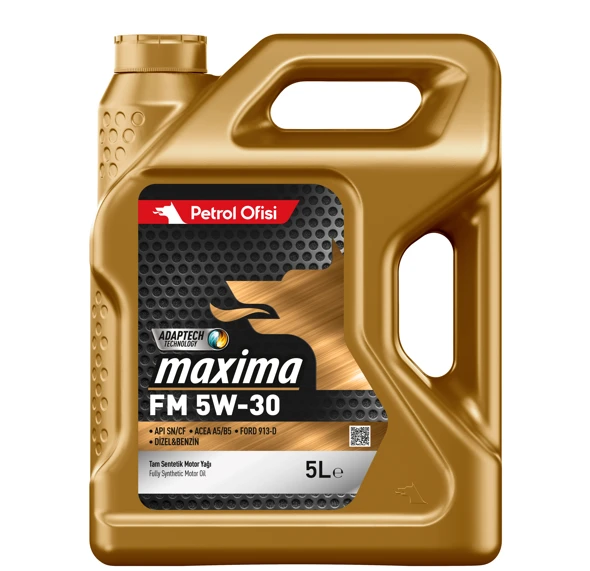 Petrol Ofisi Maxima FM 5W-30 Motor Yağ 5 Lt. - 1