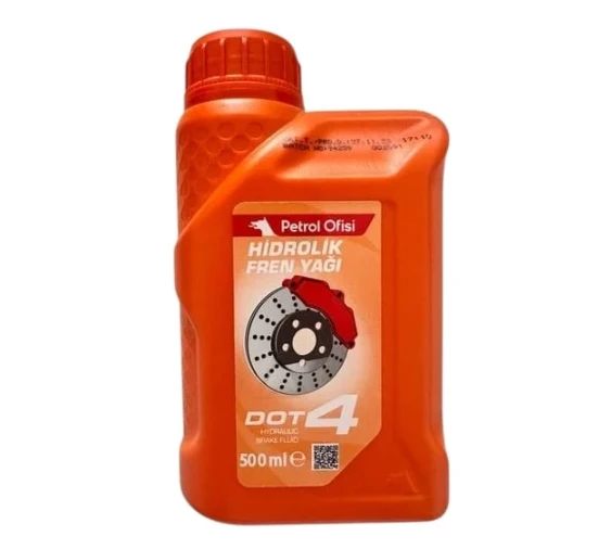 Petrol Ofisi Dot 4 Hidrolik Fren Yağı 500 Ml. - 1