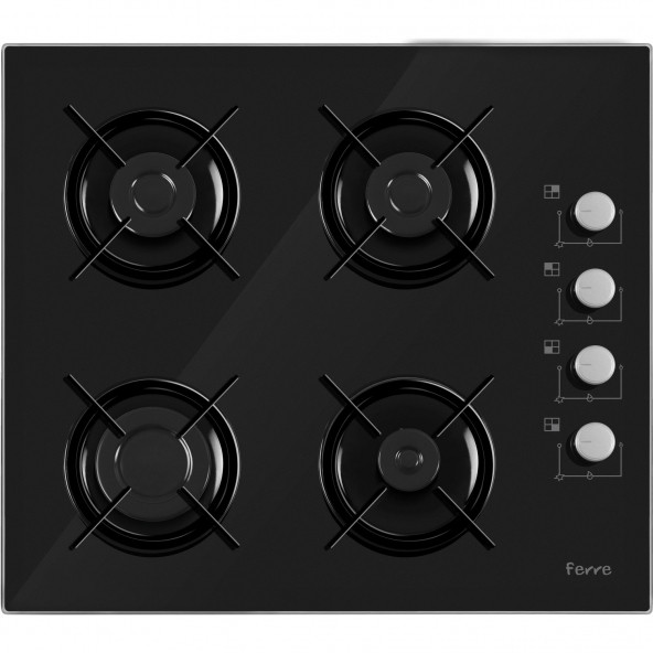 Ferre Lüks Serisi - 8+1 Fonksiyon Turbo Digital Emaye Izgara Siyah Set ( S 2140 + 8002 + D016) - 2