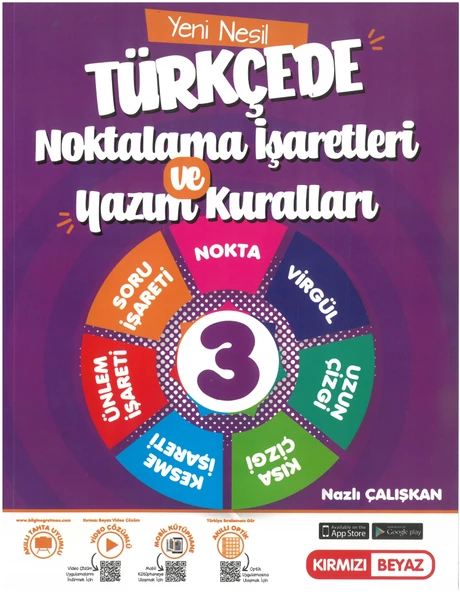 Kırmızı Beyaz 3.sınıf Yeni Nesil Türkçede Noktalama İşaretleri Ve Yazım Kuralları