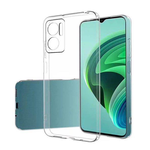Xiaomi Redmi 10 5G Kılıf Şeffaf İnce Esnek Süper Silikon Kılıf ürün görseli 1