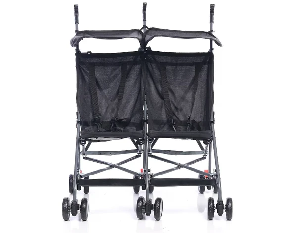 ALDEBA İKİZ BASTON BEBEK ARABASI / KIRMIZI - Resim 2