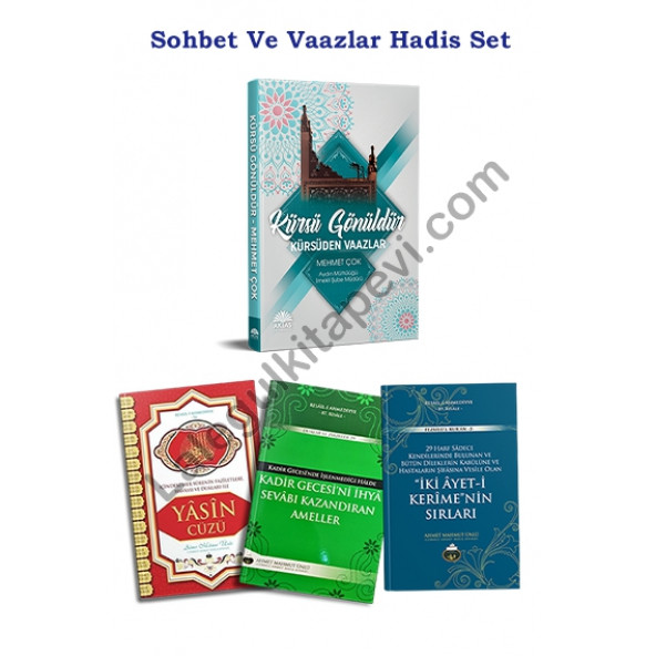 Sohbet Ve Vaazlar Hadis 4 Kitap Set