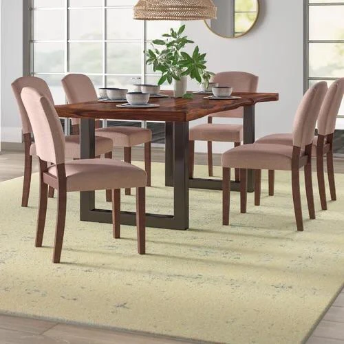 Yemek Masası Doğal Ahşap Masa Mutfak Masası Masif Yeme Masası - 3