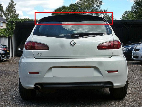 Alfa Romeo 147 Bagaj Spoiler Boyasız - 1