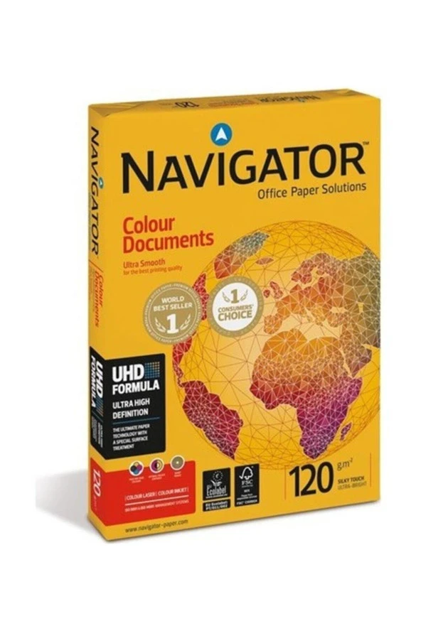 Navigator Gramajlı Fotokopi Kağıdı A3 120 Gram 500 Lü Beyaz (1 Top 500 Adet Kağıt)