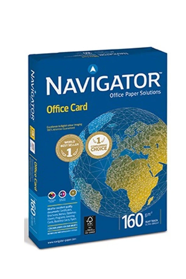 Navigator A3 Gramajlı Fotokopi Kağıdı 160 Gram Beyaz 1 Paket 250 Yaprak