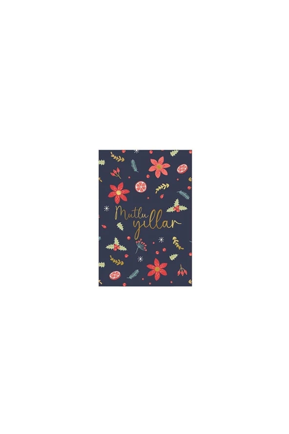 Keskin Color Yaldızlı Yılbaşı Kartı 2 Zarflı No:2 Tekli (Karışık Model 1 Adet) - Resim 5