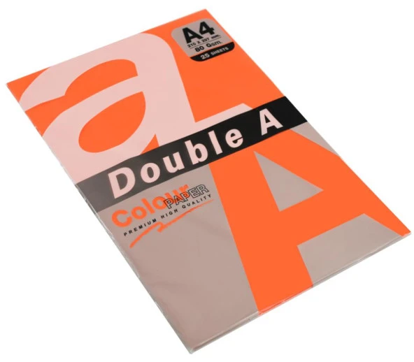 Double A Renkli Kağıt 25 Li A4 80 GR Safran (25 Yaprak)