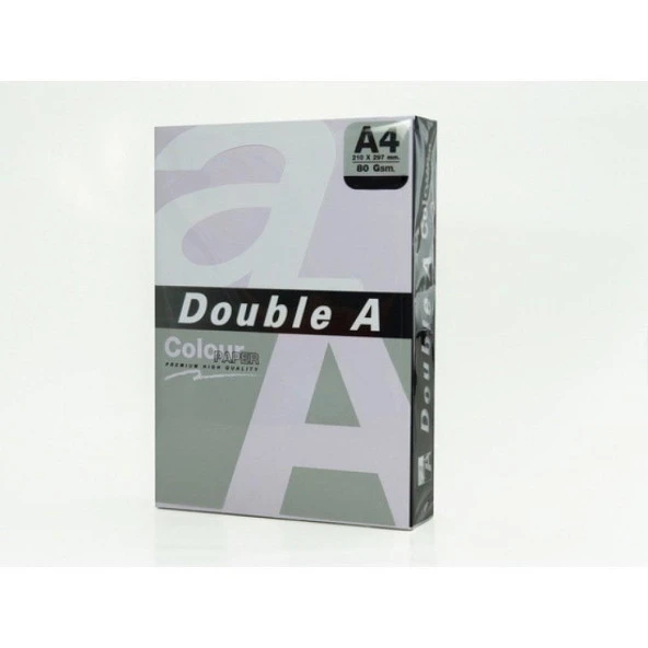 Double A Renkli Kağıt 25 Li A4 80 Gram Pastel Lavanta (25 Yaprak)
