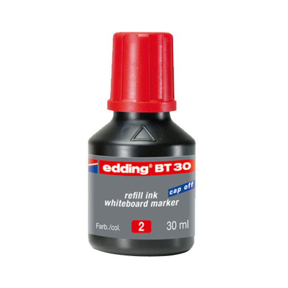 Edding Tahta Kalem Mürekkebi Damlalıklı 30 ML Kırmızı BT30