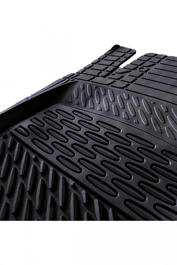 Safir Fiat Egea Havuzlu Universal Paspas Krom Siyah - 2