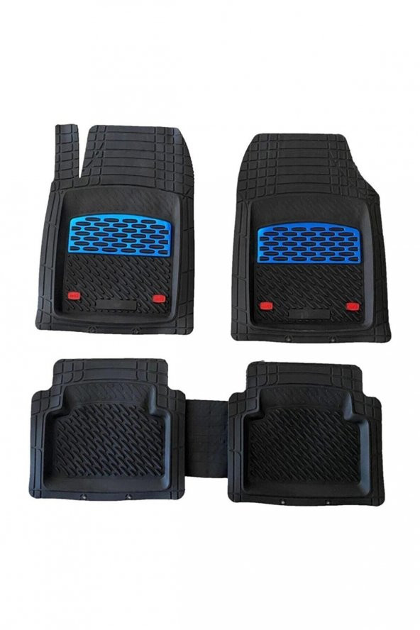 Safir Ford Connect Havuzlu Universal Paspas Krom Mavi