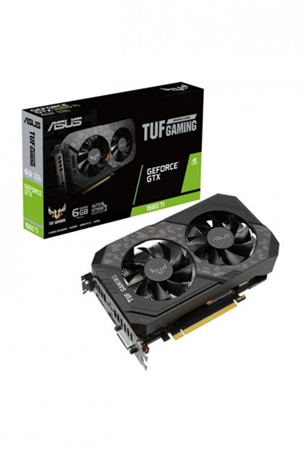 Tuf-gtx1660tı-6g-evo-gamıng 6gb, Gddr6, 192bit, Dvı, 2xhdmı, 1xdp Gamıng Ekran Kartı