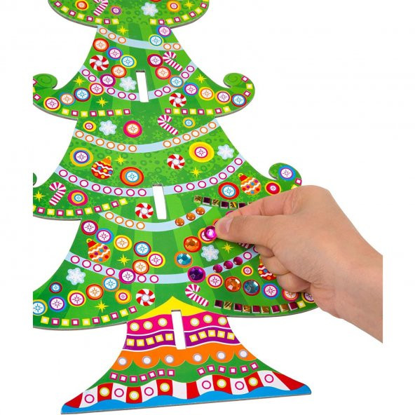 Alex Yılbaşı Ağacı Temalı 1200 Parıltılı Süsleme ve Etkinlik Yılbaşı Oyuncağı - 3