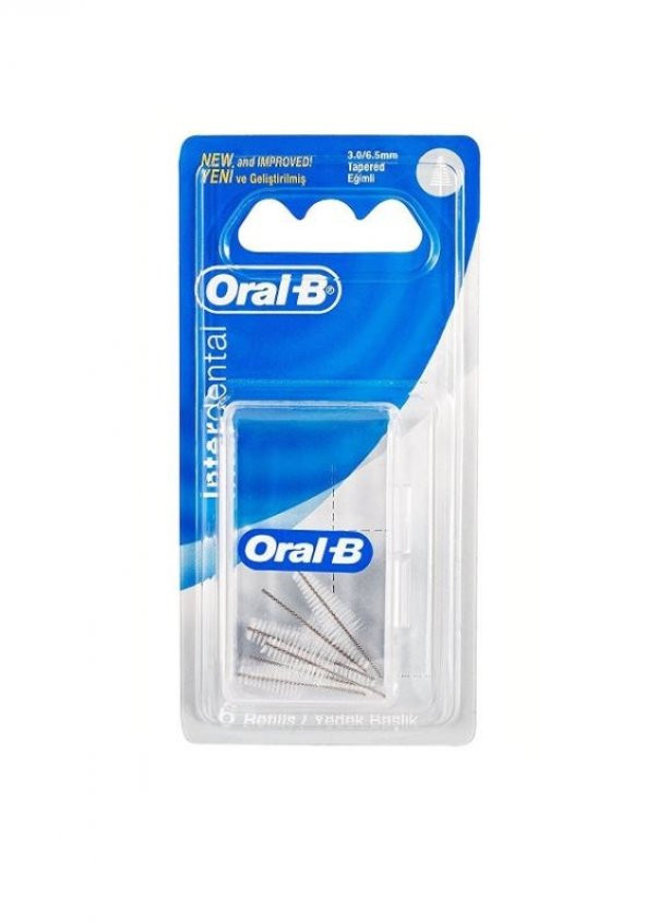 Oral-b Arayüz Diş Fırçası Yedeği Eğimli 6lı 3014260782849