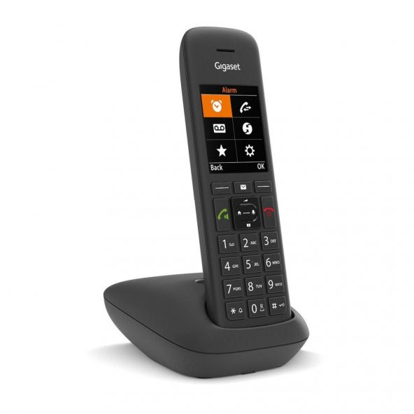 GIGASET C575 DECT TELEFON,200lük REHBER,SİYAH