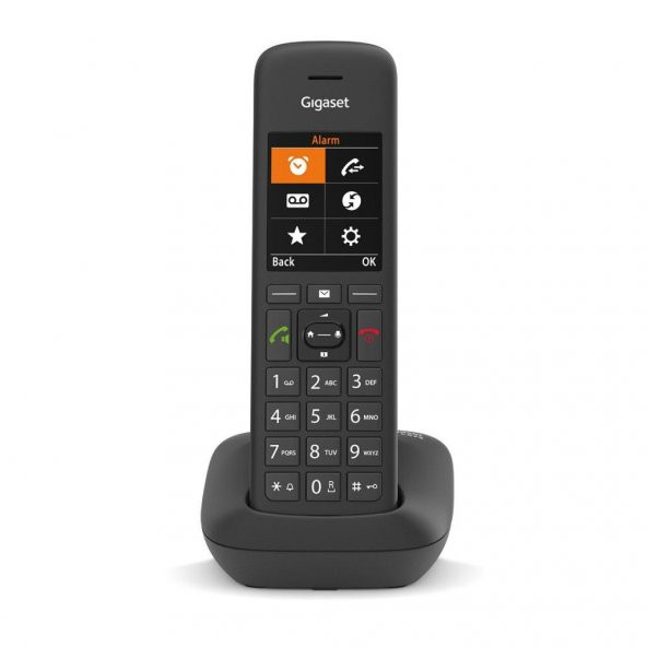 GIGASET C575 DECT TELEFON,200lük REHBER,SİYAH - 2