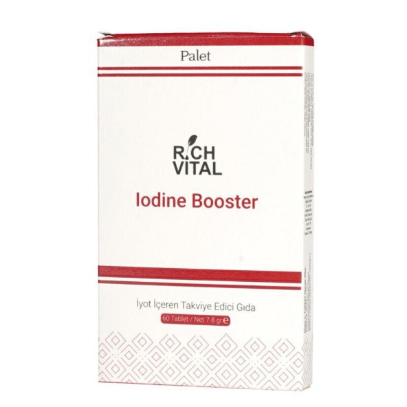 Rich Vital İodine Booster İyot 60 Blister Tablet ürün görseli 1