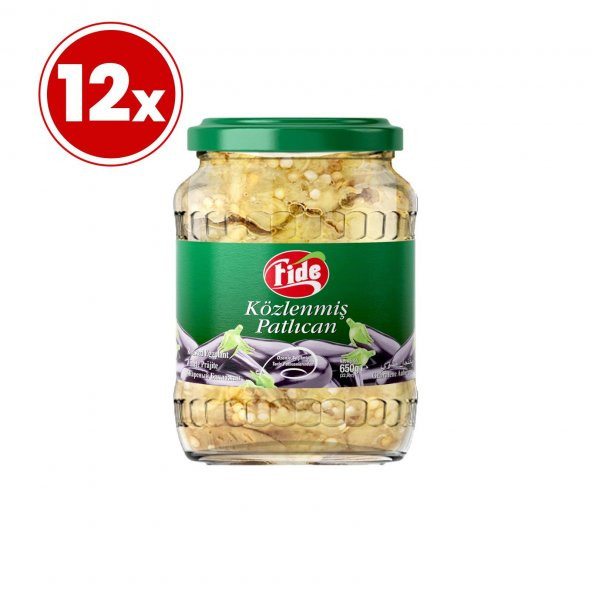 Fide Közlenmiş Patlıcan 12 X 650 G