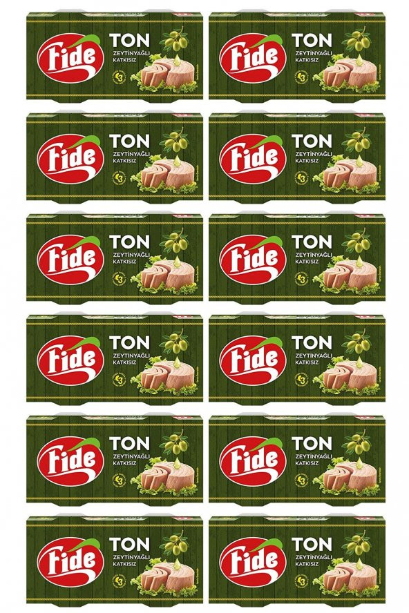 Fide Zeytinyağlı Ton Balığı 24 X 160 G