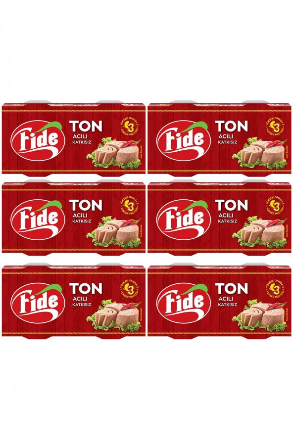 Fide Acılı Ton Balığı 12 X 160 G