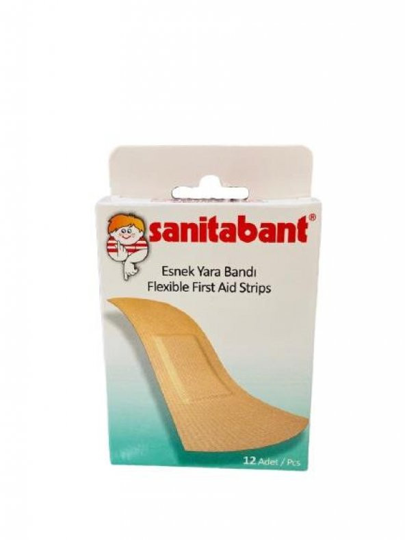 Sanitabant Esnek Yara Bandı 12 li 1 Kutu
