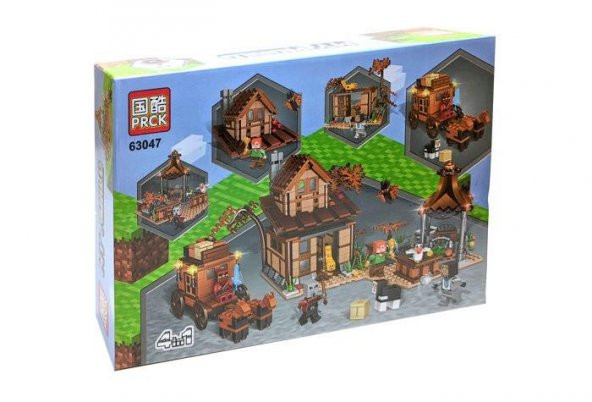 My World Minecraft 231 Parça Lego Seti - 63047-231 - 3