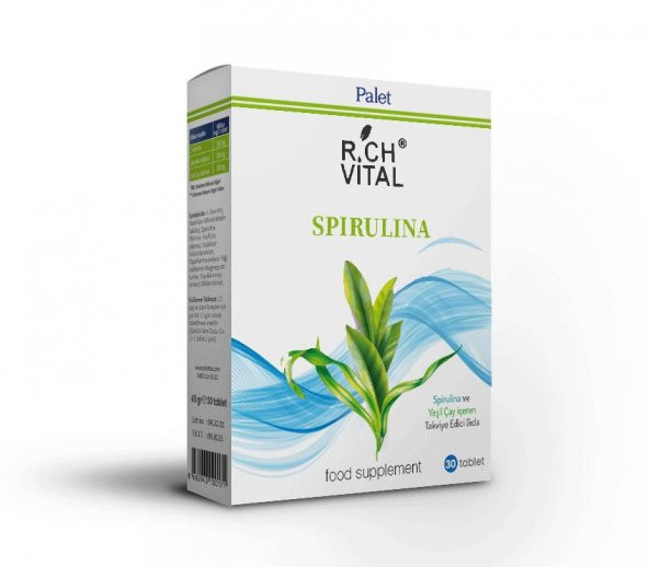 Rich Vital Spirulina Blister 30 Tablet