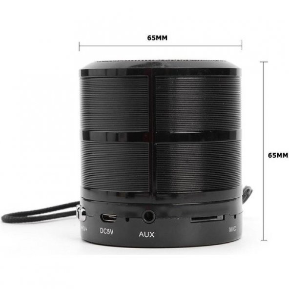 Torima Yeni Model  WS-887 Mini Bluetooth Ses Bombası Altın Renk - 4