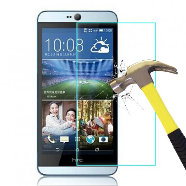 HTC Desire 826 Temperli Kırılmaz Cam Ekran Koruyucu