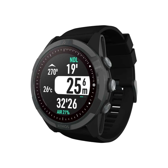 ATMOS Dalış Bilgisayarı Mision2 Siyah - 2