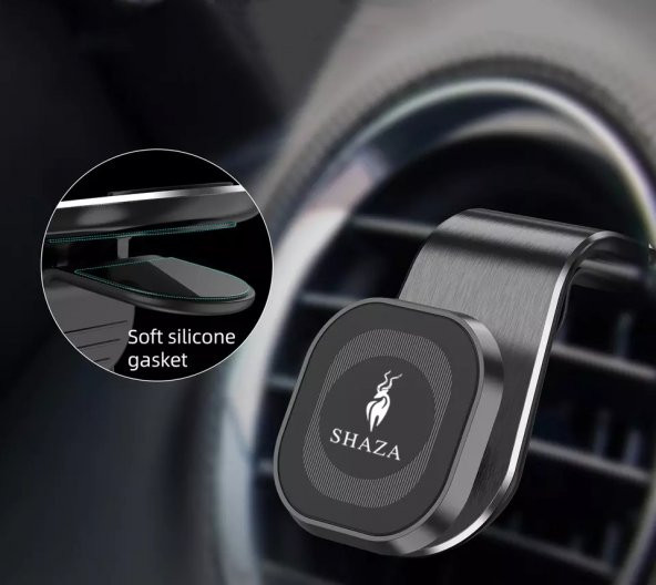 SHAZA 360 Dönebilen Manyetik Araç Telefon Tutucu - 5