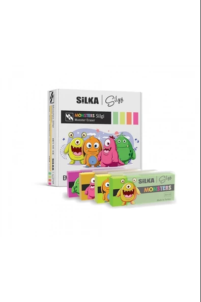 Silka Monster Silgi Büyük 20 Adet ART.13