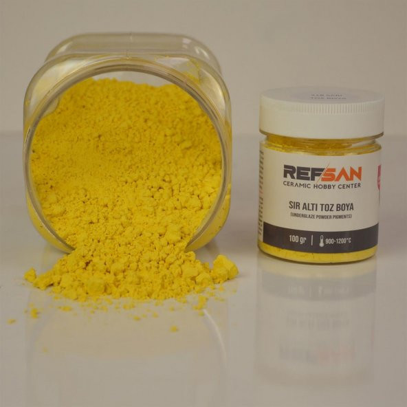 Seramik Toz Boya Sır Altı 318 Sarı 100 gr ürün görseli