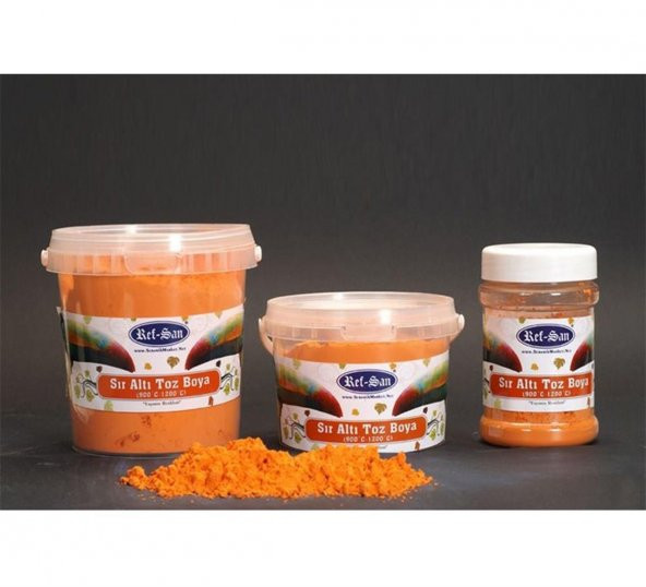 Refsan Sır Altı Toz Boya 2802 Turuncu 1 kg ürün görseli