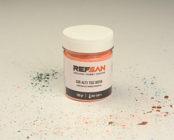 Refsan Sır Altı Toz Boya 2802 Turuncu 100 gr ürün görseli