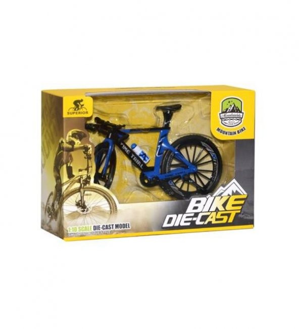 Metal Model Bisiklet - 0818-8A-MAVİ - 3