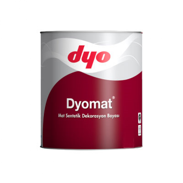 Dyo Dyomat Mat Sentetik Boya Siyah 0.75 Lt. ürün görseli 1