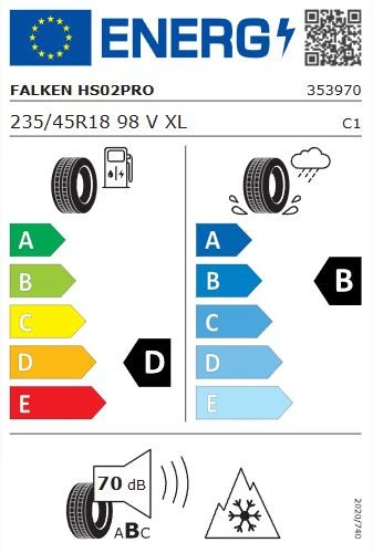Falken EuroWinter HS02 PRO 235/45 R18 98V XL Kış Lastiği - 2025 - Resim 3