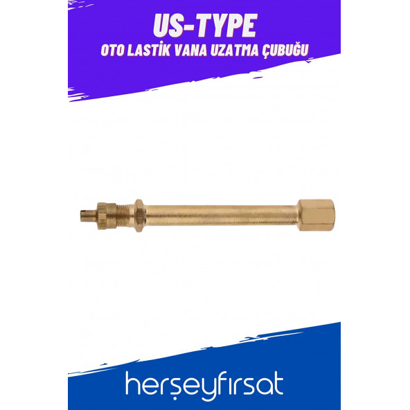 Oto Lastik Vana Uzatma Çubuğu-pirinç-10.8 Cm - 2