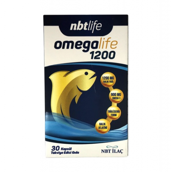 NBT Life Omegalife 1200 30 Kapsül