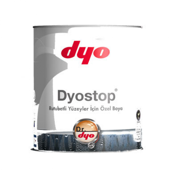 Dyo Dyostop Rutubetli Yüzey Boyası 0.75 Lt.