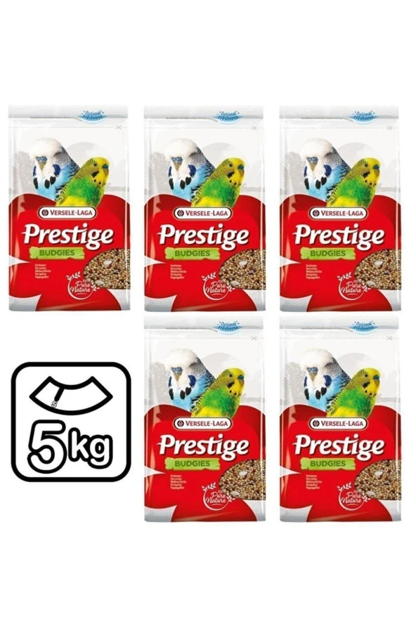 Versele Laga Prestige Budgies Muhabbet Kuşu Yemi 1 Kg (5 adet )