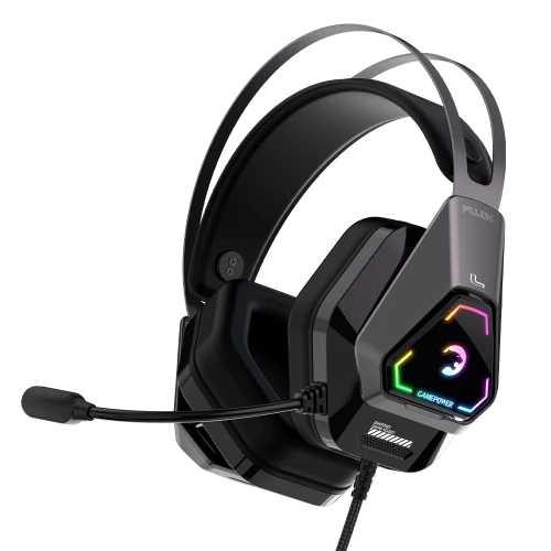 GamePower Fujin Siyah 7.1 Surround RGB Gaming Kulaklık