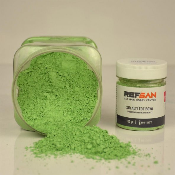 Sır Altı Toz Boya 521 Fıstık Yeşili 100 gr ürün görseli