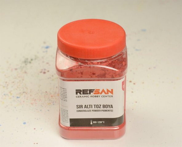Seramik Toz Boya Sır Altı 2845 Koyu Kırmızı 1 kg ürün görseli
